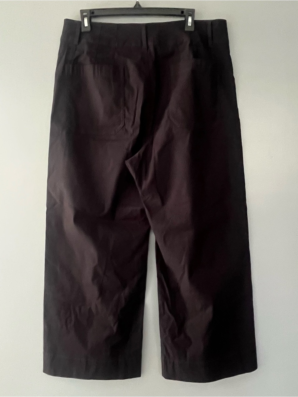 Maeve Colette Black Wide-Leg Cropped Pants - Picture 5 of 7